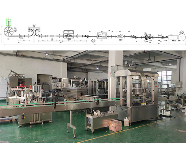 香椿醬灌裝機生產線設計圖
