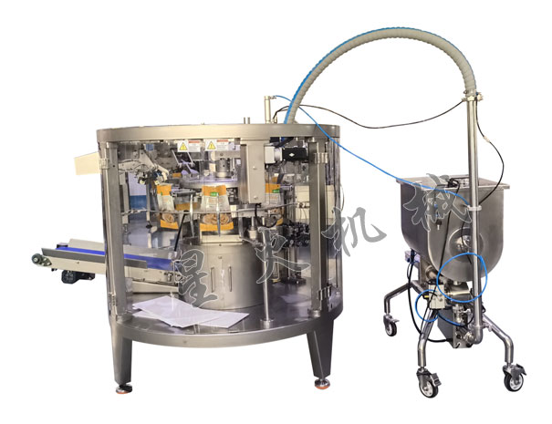自動(dòng)給袋式顆粒醬料食品包裝機(jī)